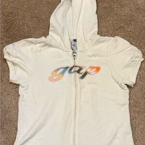 GAP Kids —Medium short sleeve Zip-Up Hoodie or Swim Cover